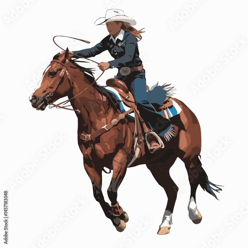 girl riding horse