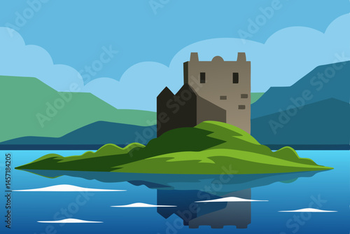castle on the lake