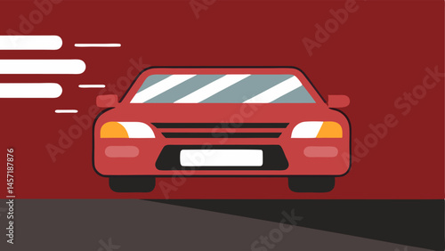 License Plate Dash A closeup of a license plate as the car speeds away creating a sense of urgency and an escape turning to evasion.