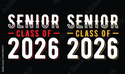 senior class of 2026 t shirt design