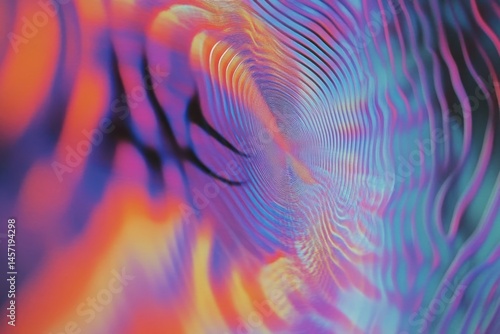 Dream thread glitch background with swirl flicker