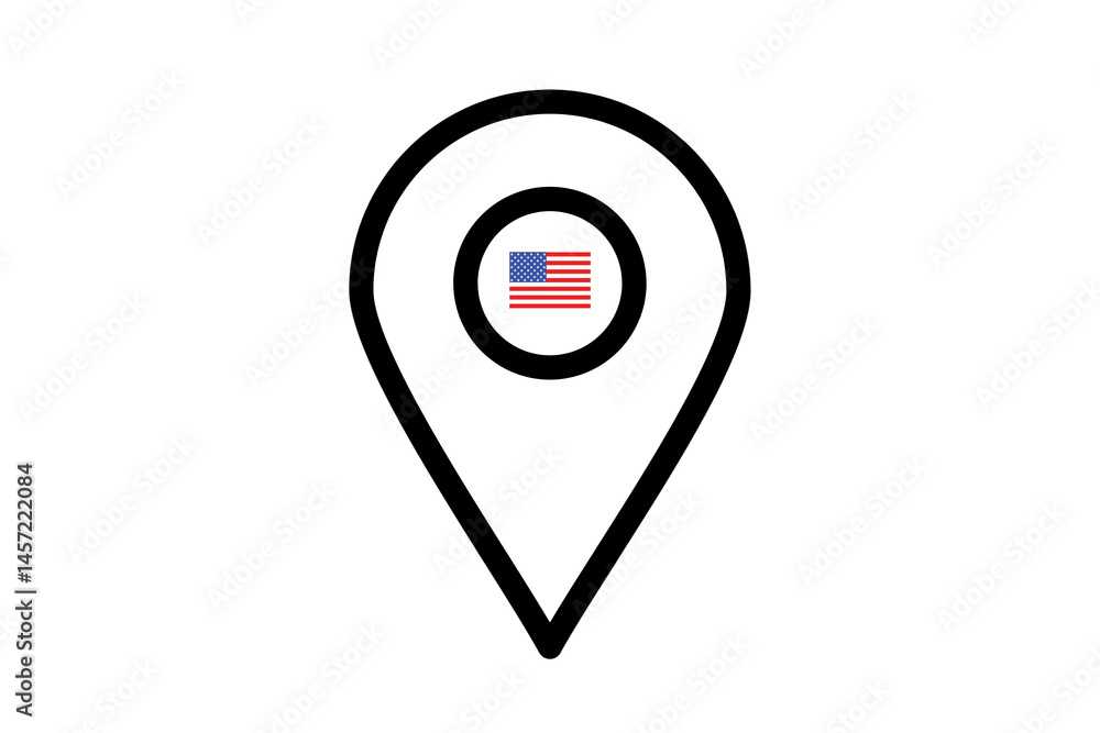 map pointer with pin of America , map pointer icons of USA , America of map pointer, map pointer with pin of America , map pointer icons of USA , America of map pointer,