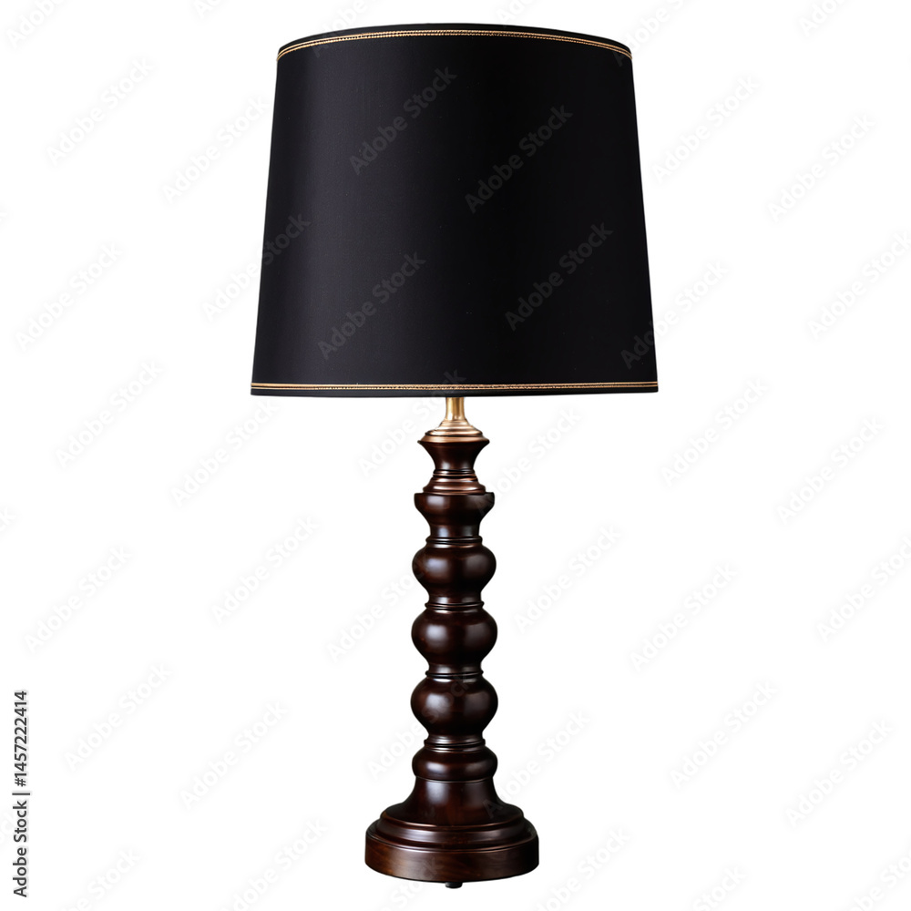 Obraz premium table lamp isolated on transparent background