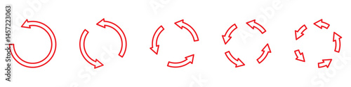 Refresh icon vector. Green recycle vector icon symbol. Repeat and reload icons set and arrow rotation circle. Sync icon symbol convert button sign