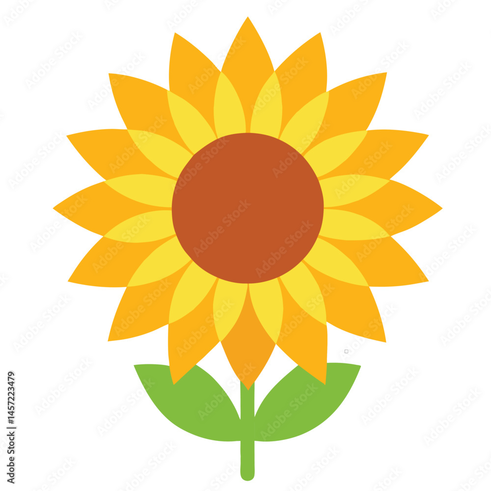 Sunflower vector Sunflower vector