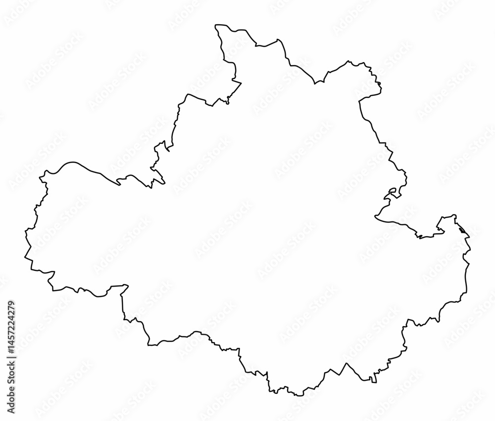 Dresden outline map