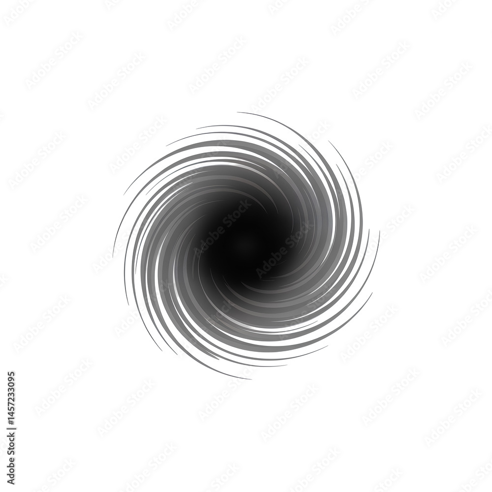 Black hole vector icon on white background Black hole vector icon on white background