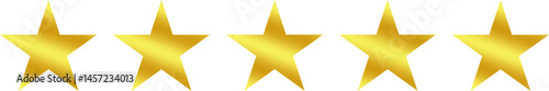 5 gold stars - best rating, review