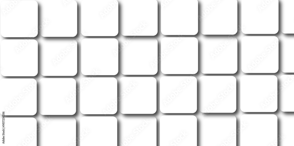 Abstract background with cubes. Modern geometric background. White ceramic brick tile. Abstract background with cubes. Modern geometric background. White ceramic brick tile.