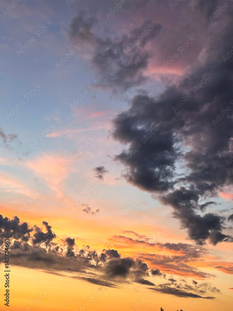 Fototapeta premium sunset in the sky