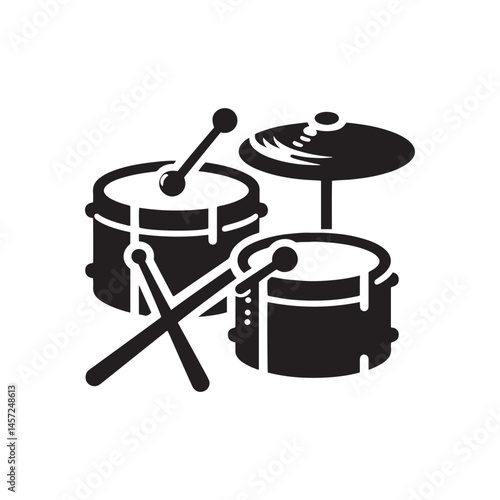 Crashing Accents: A Stunning Collection of Cymbals Vector Silhouettes Capturing the Iconic Shape, Metallic Resonance, and Dynamic Energy of This Essential Percussion Instrument.
