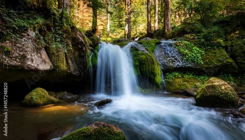 waterfall in the woods