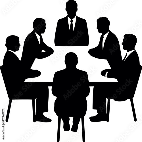 siness meeting miting illustration