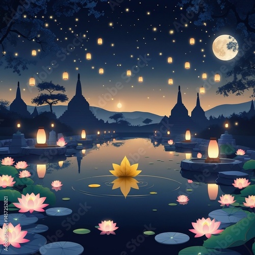 Sacred Stillness: Vesak Night Reflections