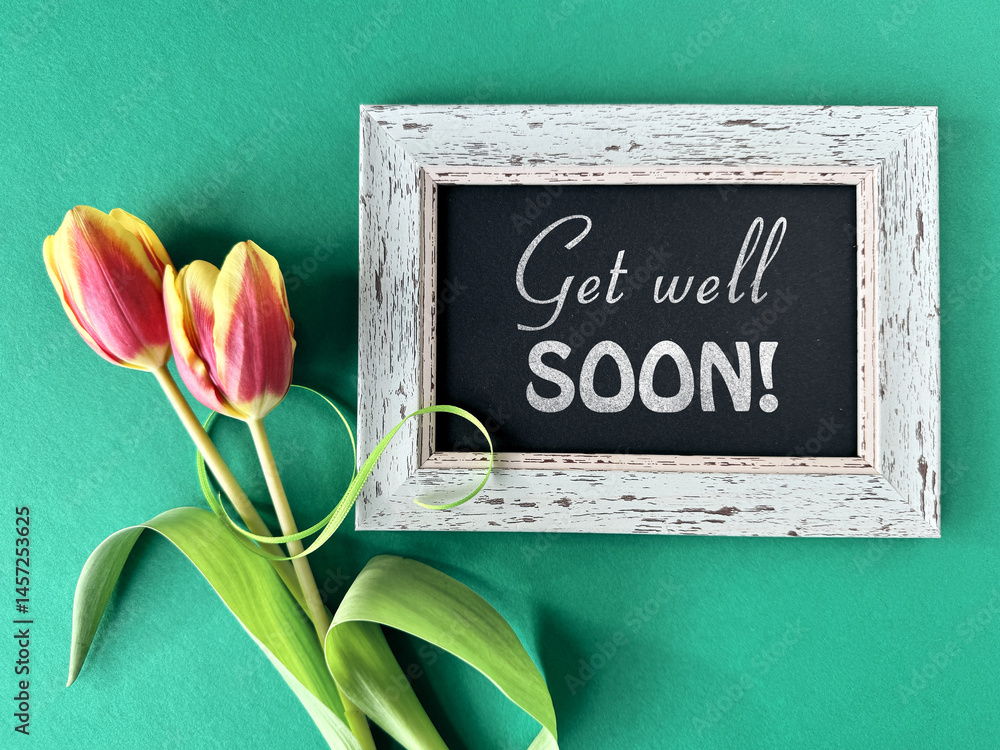 Rustic frame with text