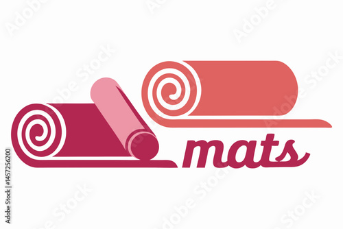 Yoga Mats logo vector
