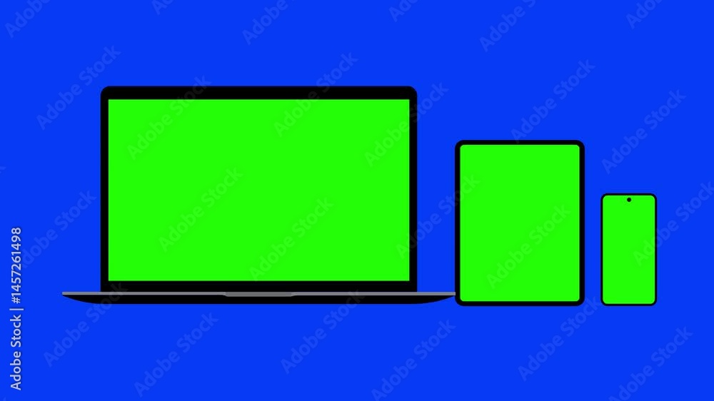 laptop, tablet, and mobile device mockup with green screen laptop tablet and mobile device animated mockup 4k animated blank screen devices mockups with chroma key laptop, tablet, and mobile device mockup with green screen laptop tablet and mobile device animated mockup 4k animated blank screen devices mockups with chroma key