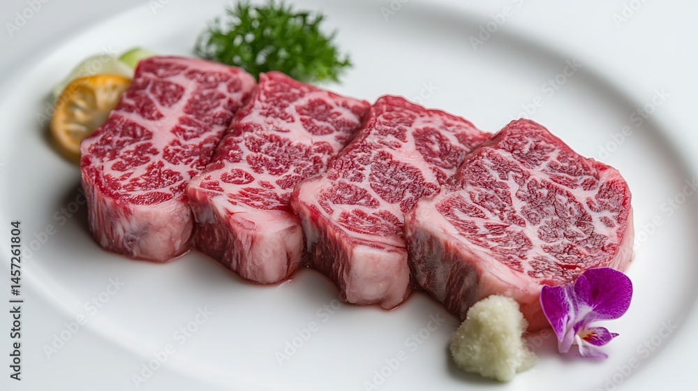 Bright white background isolated raw Tri Tip Steak Black Angus beef meat Bright white background isolated raw Tri Tip Steak Black Angus beef meat