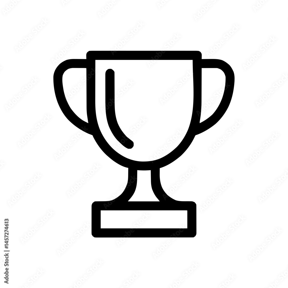 Vector Trophy Icon for Sports Achievements Vector Trophy Icon for Sports Achievements