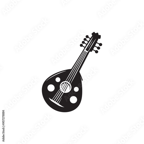 Timeless Melody: A Beautiful Collection of Oud Vector Silhouettes Highlighting the Elegant Shape, Rich Sound, and Cultural Significance of This Traditional Middle Eastern String Instrument.
