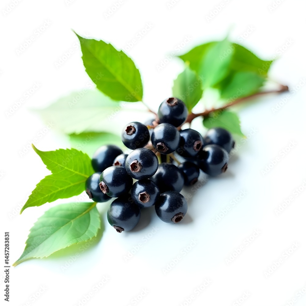 black currant isolated on white black currant isolated on white