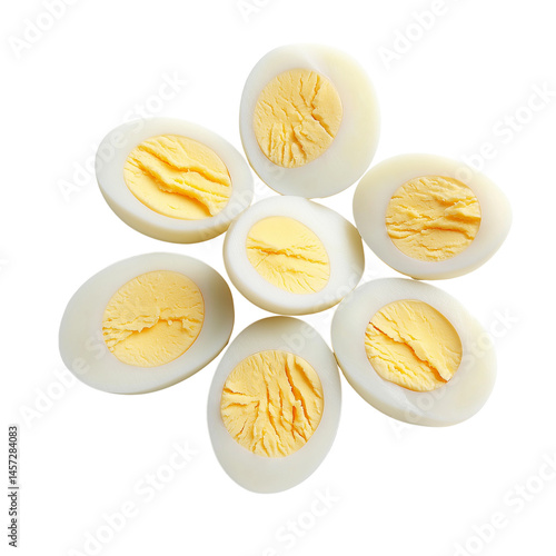 Wallpaper Mural Hard boiled eggs arranged in a circular pattern PNG on a transparent background  Torontodigital.ca