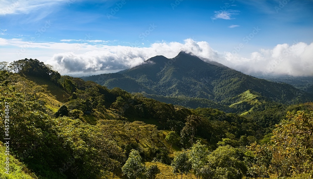 Fototapeta premium costa rica mountains