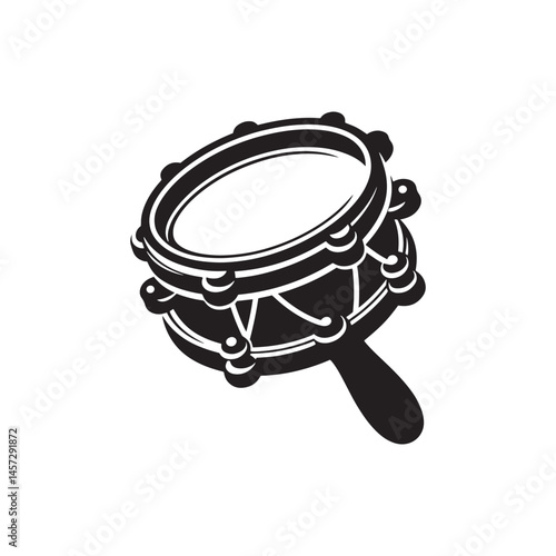 Rhythmic Energy: A Vibrant Collection of Tambourine Vector Silhouettes Highlighting the Distinctive Shape, Bright Sound, and Musical Versatility of This Iconic Percussion Instrument.
