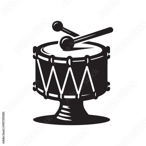 Percussive Pulse: A Bold Collection of Tom-Tom Vector Silhouettes Showcasing the Unique Shape, Deep Sound, and Dynamic Rhythm of This Popular Drum in Modern Music.
