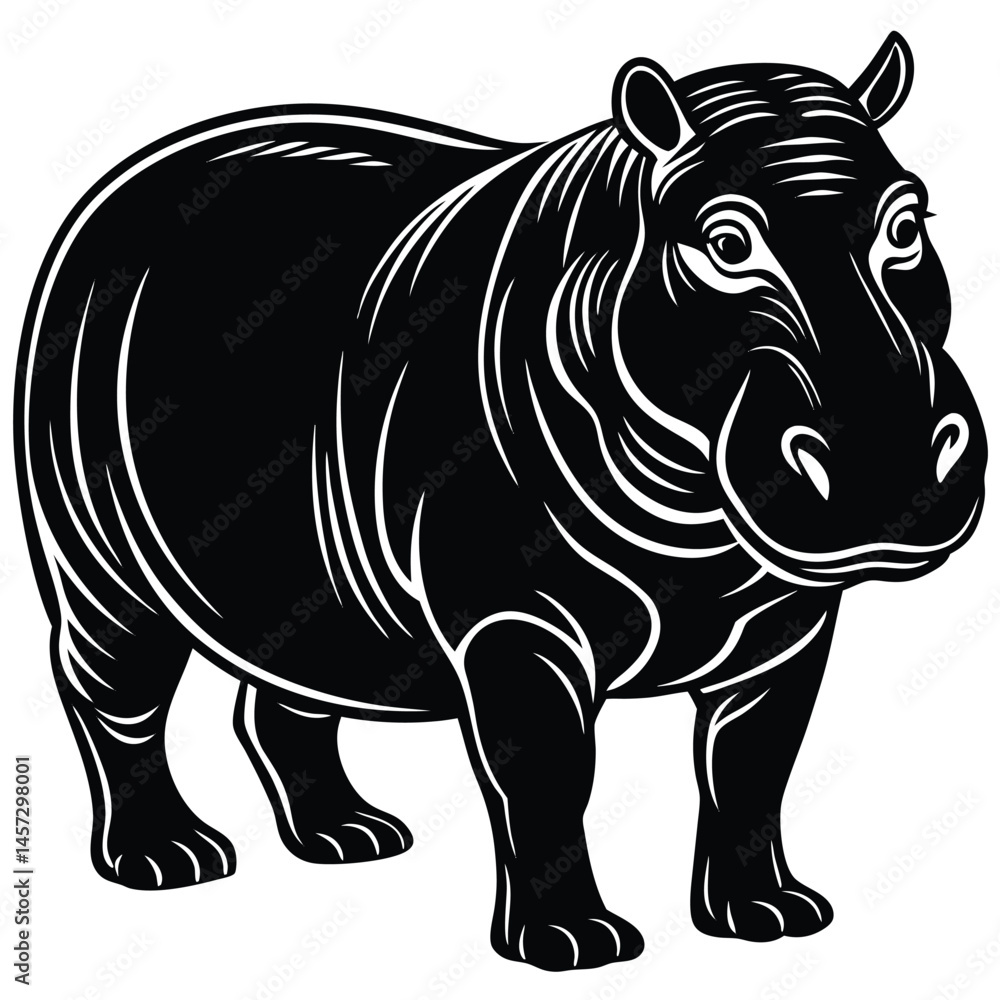 Obraz premium rhino vector illustration