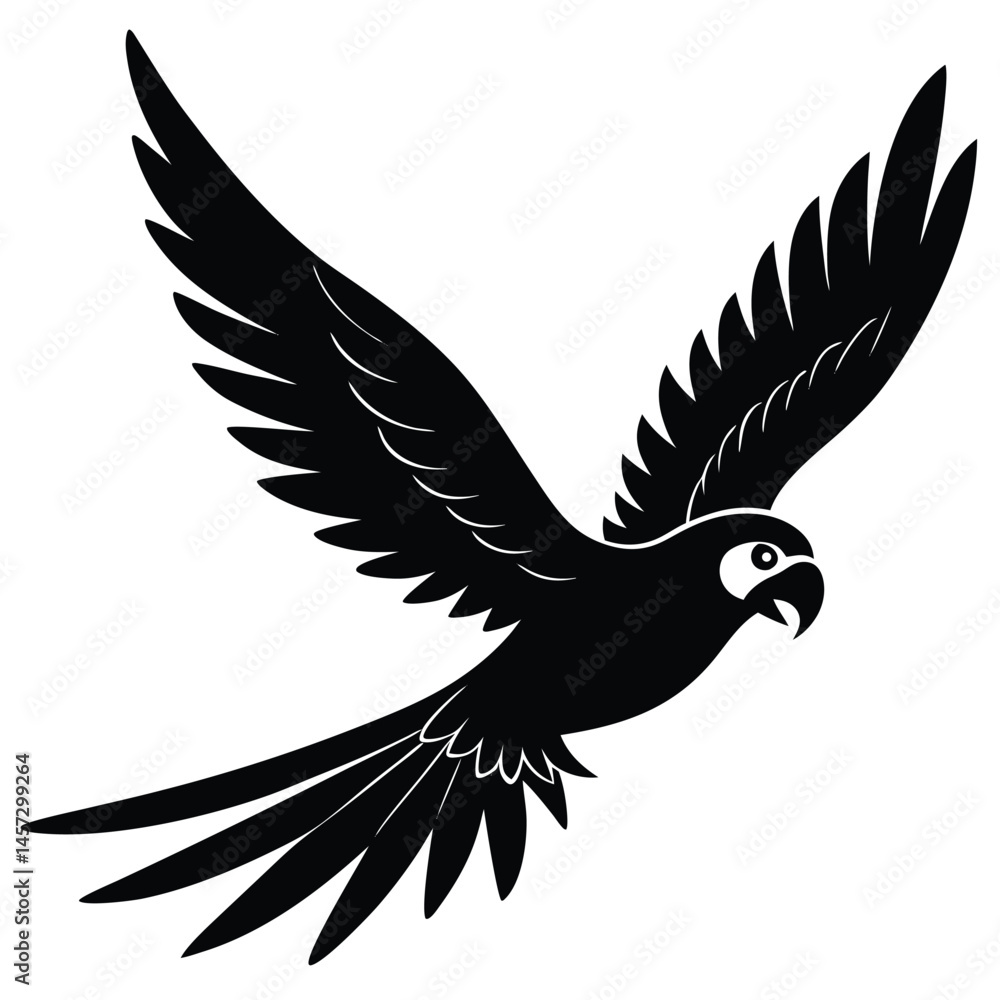 Fototapeta premium vector illustration a bird