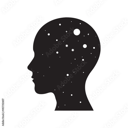 Galaxy Head Dreamer Cosmic Vision