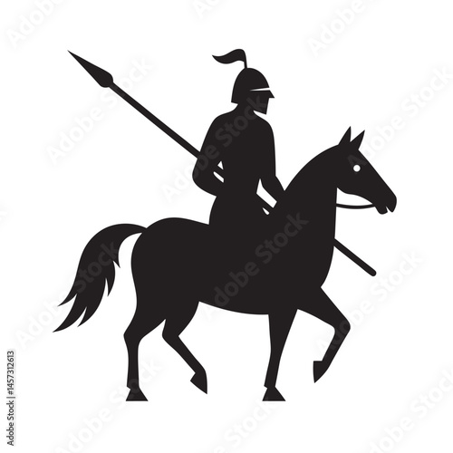 Knight Charging On Horseback Battle