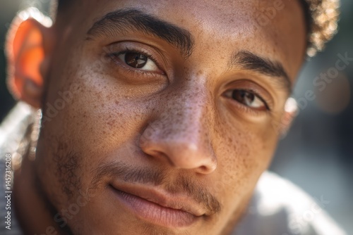 Close-up portrait of a pers...