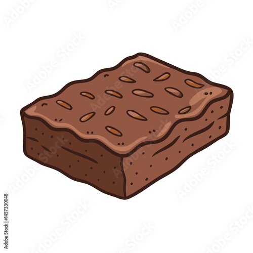 Delicious chocolate brownie dessert recipe with nuts homemade bakery goods and treats sweet food