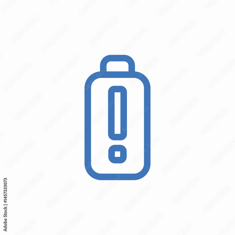 low battery alert icon sign vector low battery alert icon sign vector