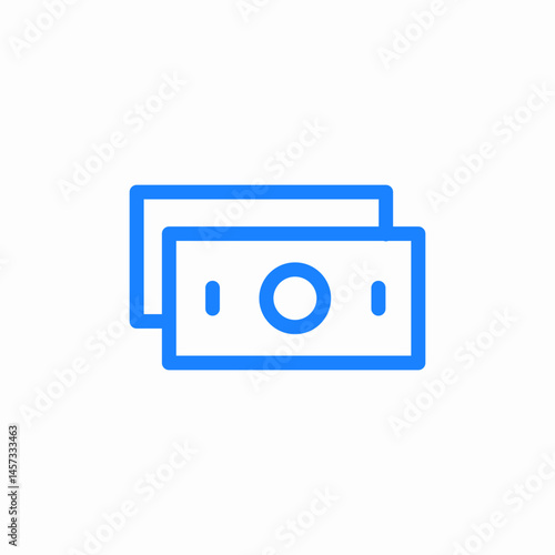 money cash crime icon sign vector