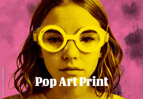 Pop Art Print Photo Effect