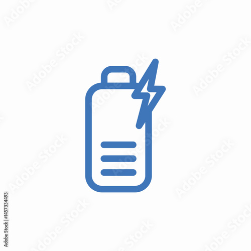 phone battery charge icon sign vector