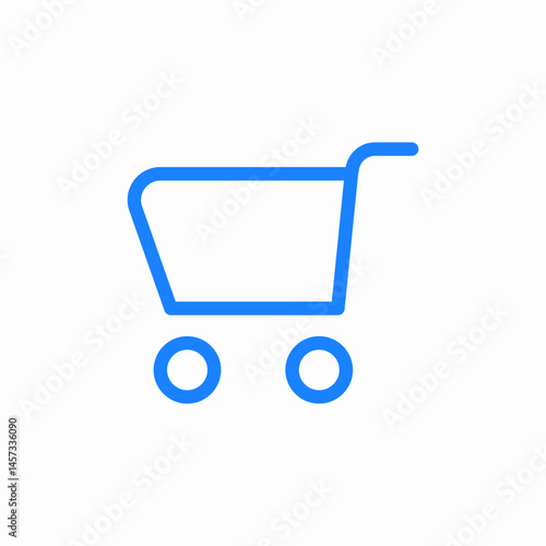 shopping cart purchase icon sign vector