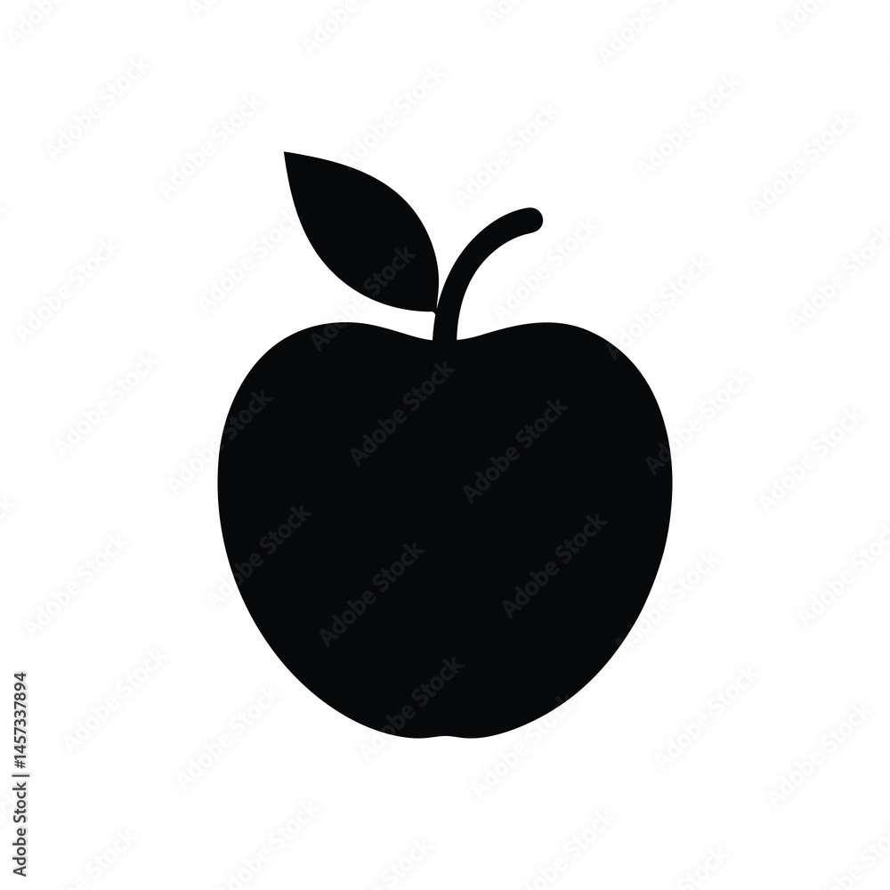 vector illustration of an apple vector illustration of an apple