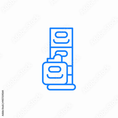 water cooler office icon sign vector