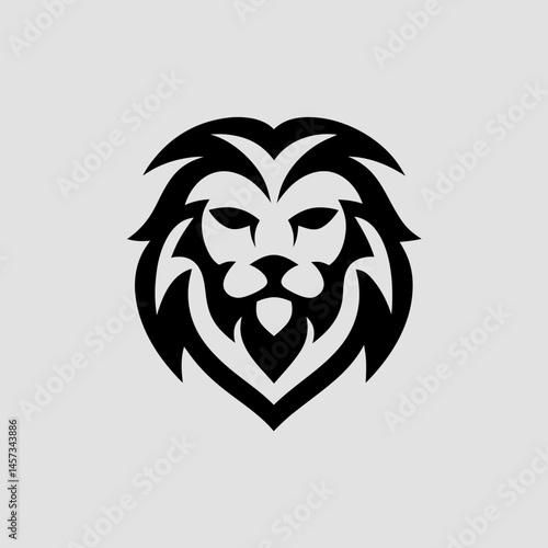lion, vector, graphics, head, icon, face, logo, mascot, black, king, animal, emblem, zodiac illustration, leo lion, democratic symbol, simple tattoo, sport logo, fast, design, strong, symbol, powerful