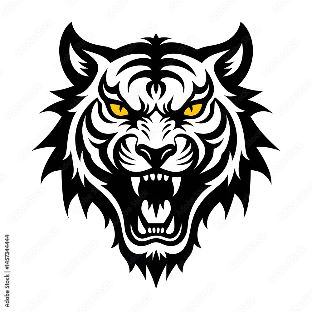 Fototapeta premium lion head vector