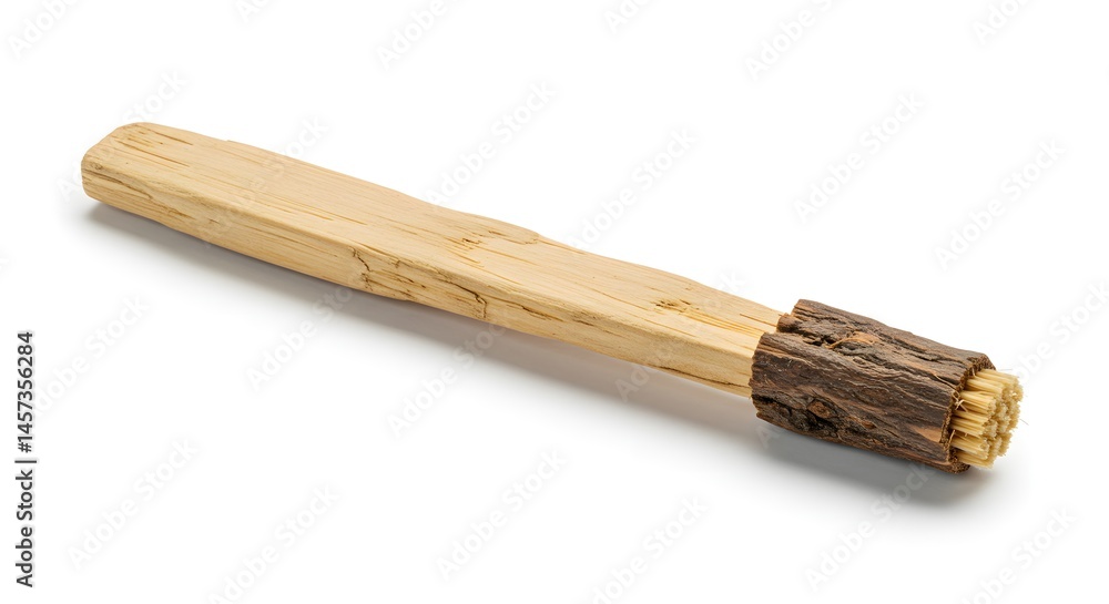 Naklejka premium Wooden Brush for Cleaning
