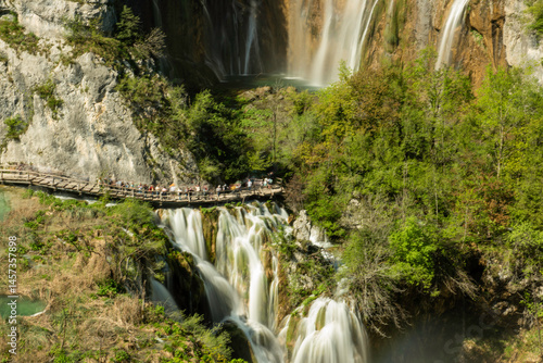 Obraz na płótnie Laghi di Plitvice w salonie