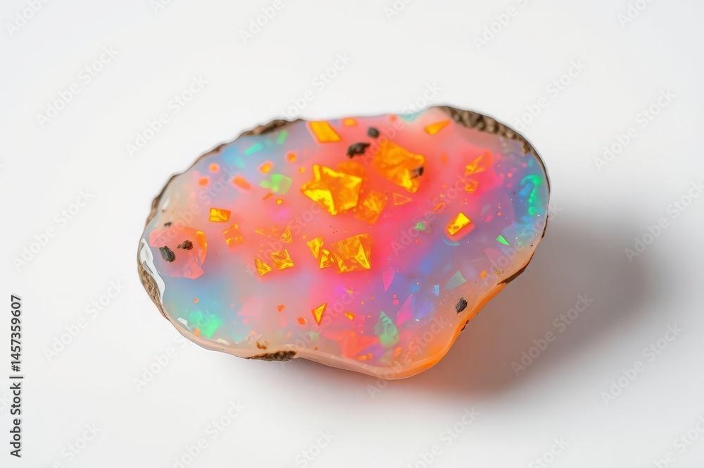 Vibrant Australian Opal Close-Up