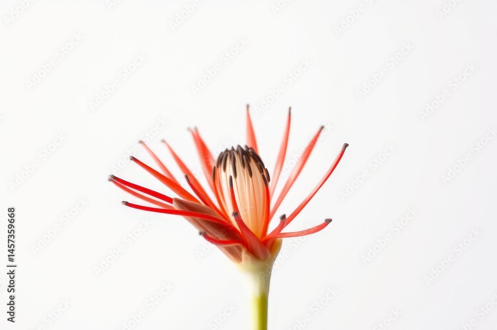Vibrant Red Kangaroo Paw Flower
