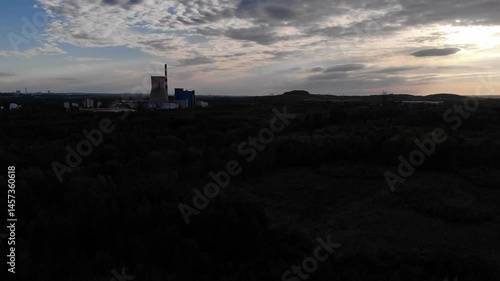 Wallpaper Mural Power plant in Łagisza, Southern Poland Torontodigital.ca