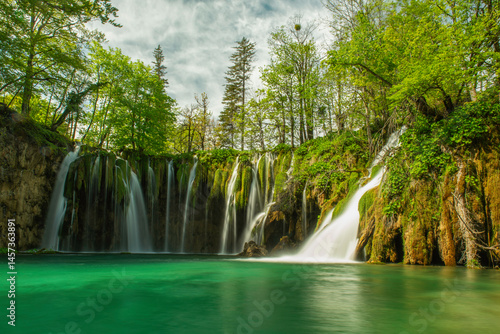 Obraz na płótnie Laghi di Plitvice w salonie